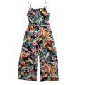 Ladies viscose print overalls